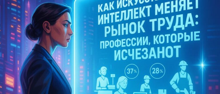 профессии, которые ИИ заменит в ближайшие 3 года